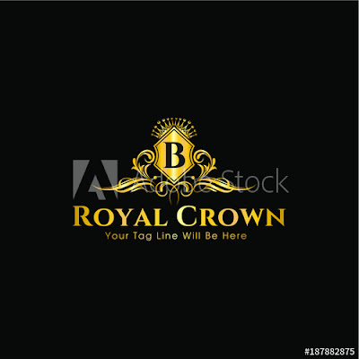 royal crown logo, luxury logo