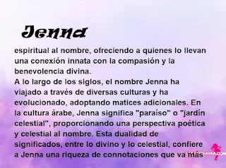 significado del nombre Jenna