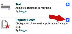 configure blogger popular post widget 3