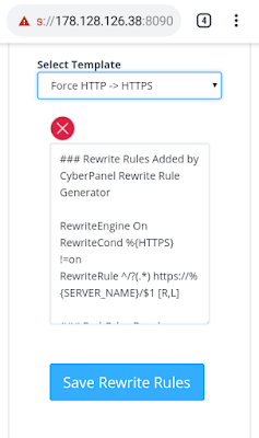 Cara Redirect HTTP ke HTTPS di CyberPanel