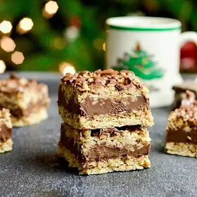 no bake chocolate peanut butter oat bars