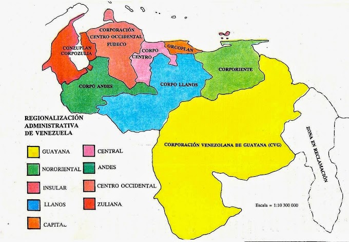 Regiones Político Administrativas de Venezuela