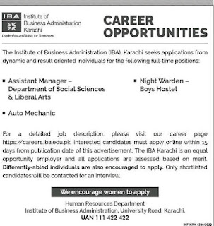 Latest jobs in Karachi Pakistan