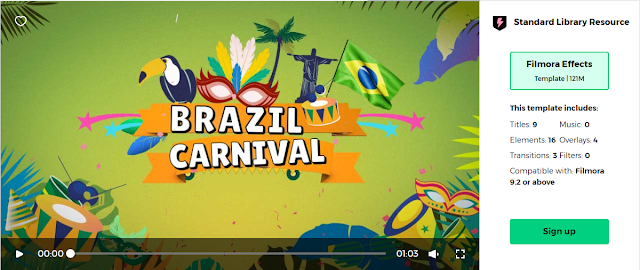 Brazil Carnival Pack - Filmora 9.3 Collection Video Effects