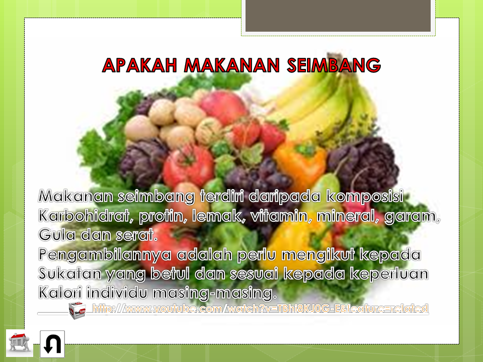 Melati putih: makanan seimbang