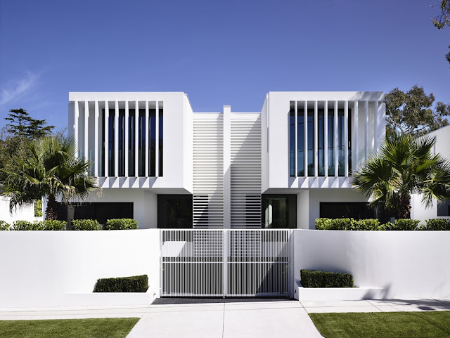 Minimalist modern facade