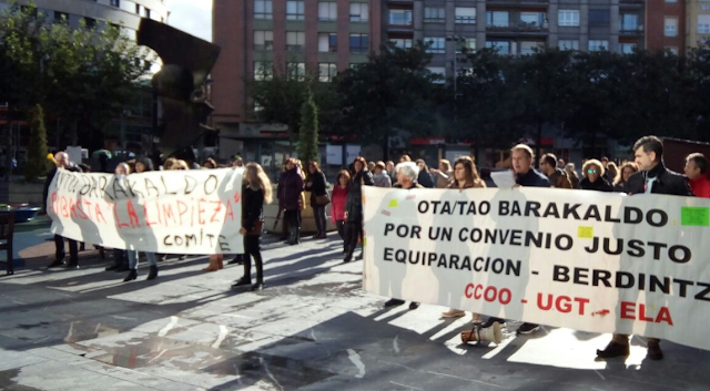 protesta trabajadores OTA