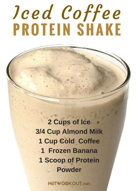 Iced Coffee Protein Shake Recipe