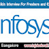 Infosys Walkin Interview For Freshers and Experienced