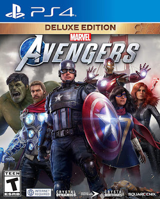 Marvels Avengers Game Cover Ps4 Deluxe