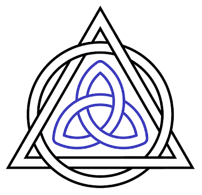 Triquetra tattoo on here. For Christians combines the symbol for eternity with the symbol