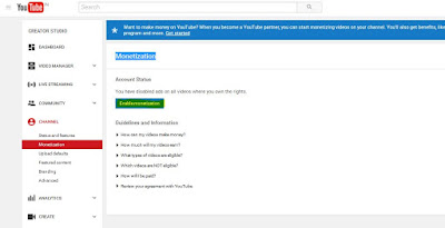 How to Enable Adsense Ads on Uploaded YouTube Videos
