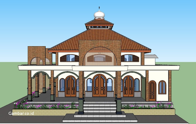 desain masjid minimalis terbaru