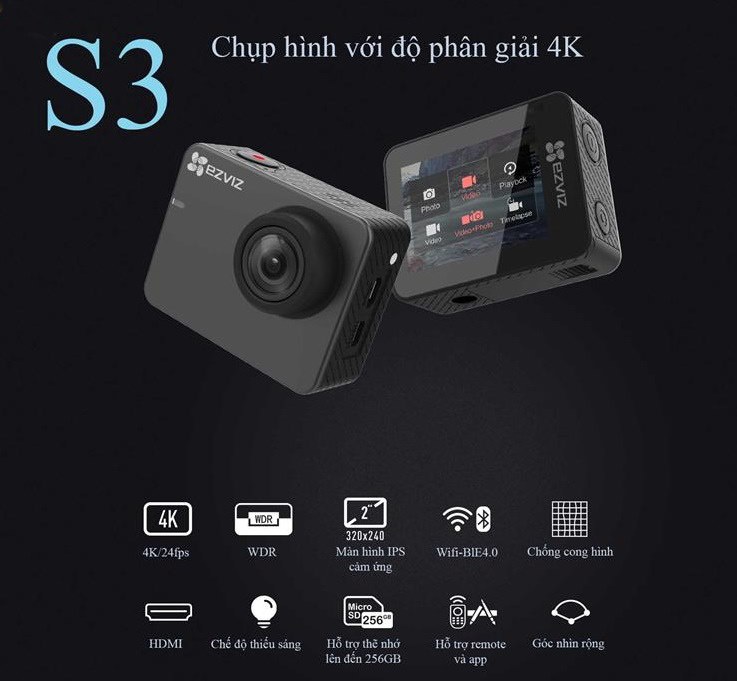 Camera thể thao EZVIZ CS-SP206-C0-68WFBS