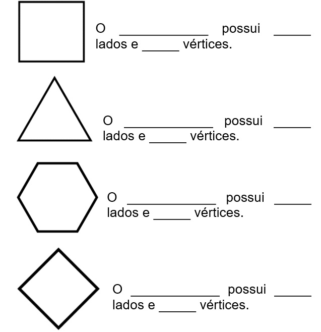 Atividade de Matemática 5 ano - Polígonos