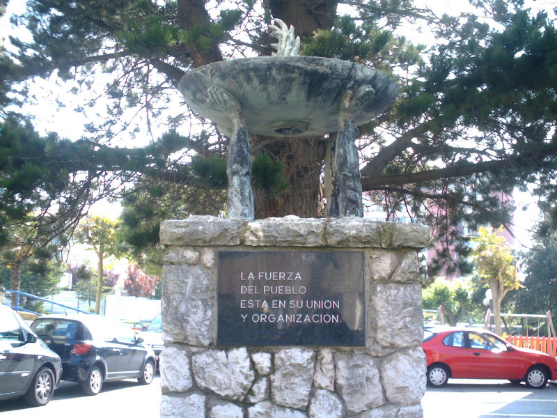 escultura en el Barrio San Francisco de Santander