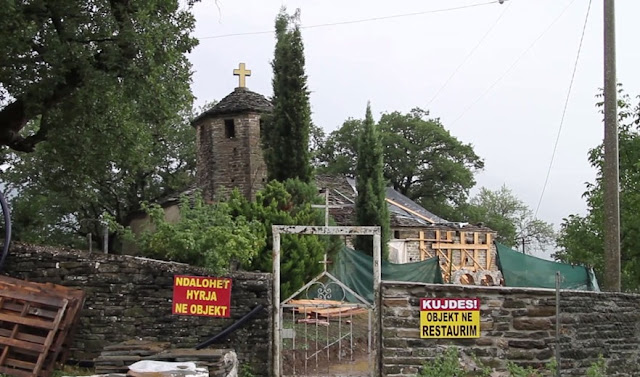 Church restored in a wrong manner in Albania; Criticism of Intervention in the Church of the Apostles