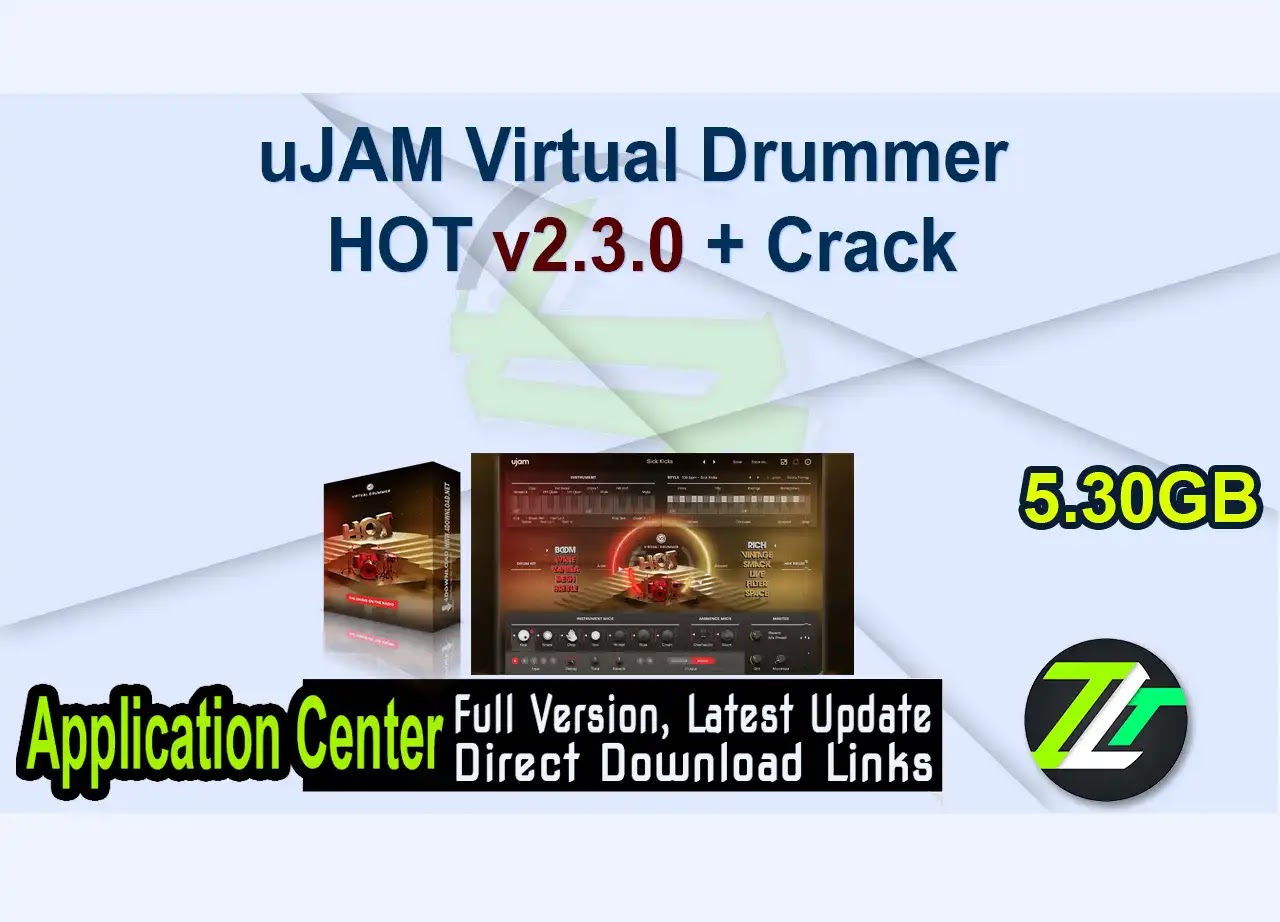 uJAM Virtual Drummer HOT v2.3.0 + Crack
