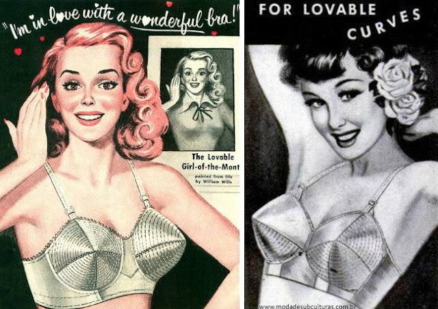 1950s bullet bra