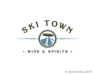 Mẫu thiết kế logo thương hiệu Ski Town