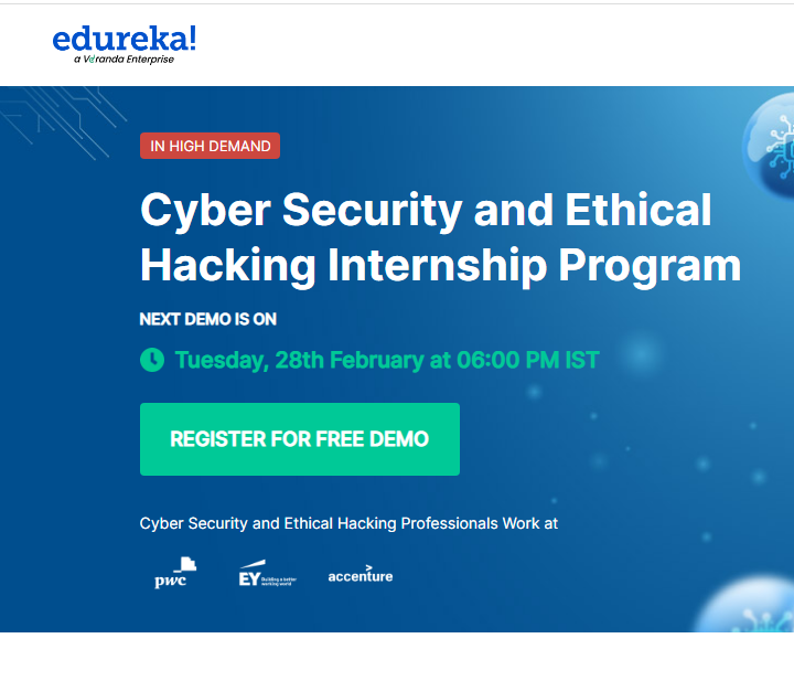 Edureka,Cybersecurity,