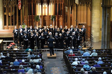 Photo 1 - Allen Artz creates music with the Crescent Choral Society in beautiful Crescent Ave Ch