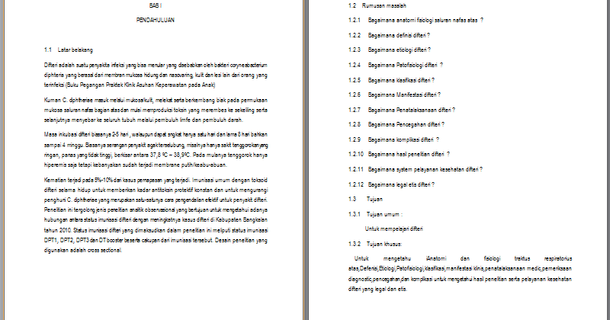 Contoh Makalah Difteri (Corynebacterium Diphtheriae 