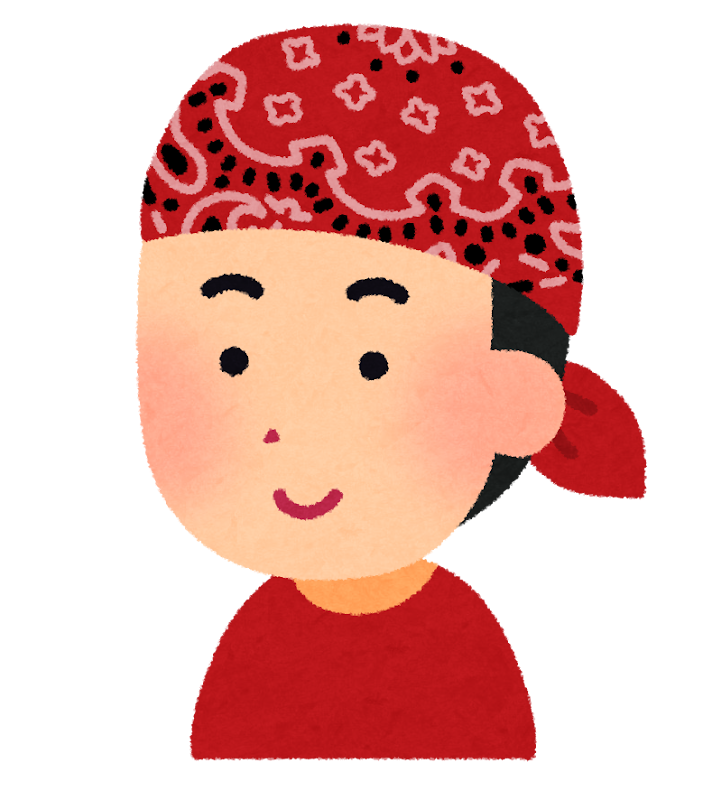 バンダナをつけた人のイラスト かわいいフリー素材集 いらすとや バンダナをつけた人のイラスト かわいいフリー素材集 いらすとや
