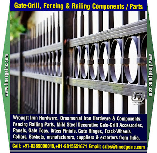 ornamental iron hardware manufacturers exporters suppliers India http://www.finedgeinc.com +91-8289000018, +91-9815651671  