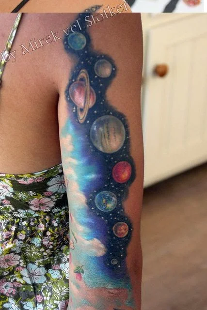 tatuajes del espacio