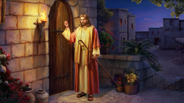 Lukisan Yesus Ketuk Pintu 