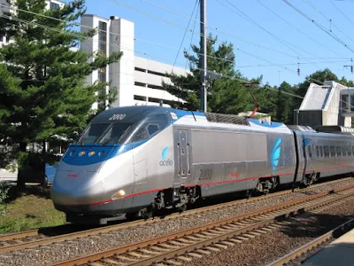 A high-speed rail