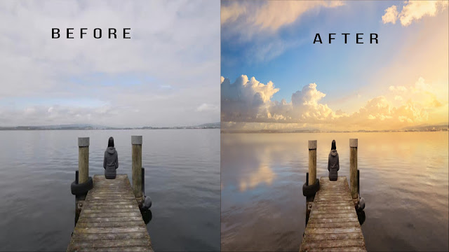 sunset effects in photoshop