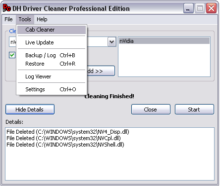 Driver Cleaner Professional Edition