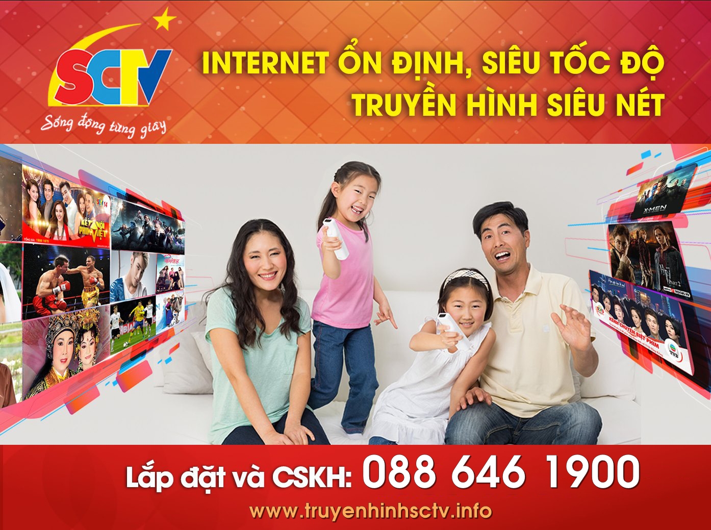 Thủ tục đăng ký lắp mạng Internet và Truyền hình SCTV tại Quận 1