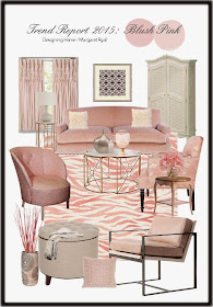 blush pink, decor trend 2015, blush pink furniture, blush pink accessories, 