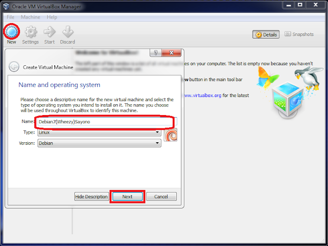 Cara Setting Mesin Virtual (VirtualBox) Untuk Install Debian7 Wheezy di VirtualBox