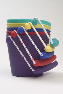 Coloured Scrunch Buckets