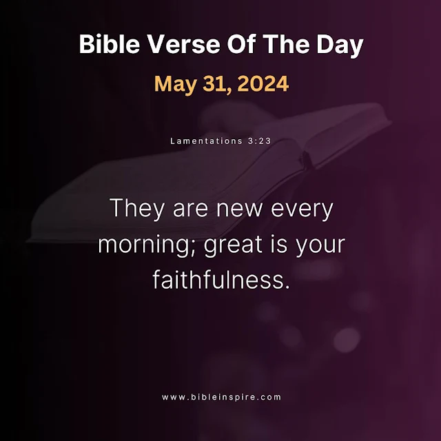 bible verses may 2024, may bible readings, verse of the day may 31, 2024