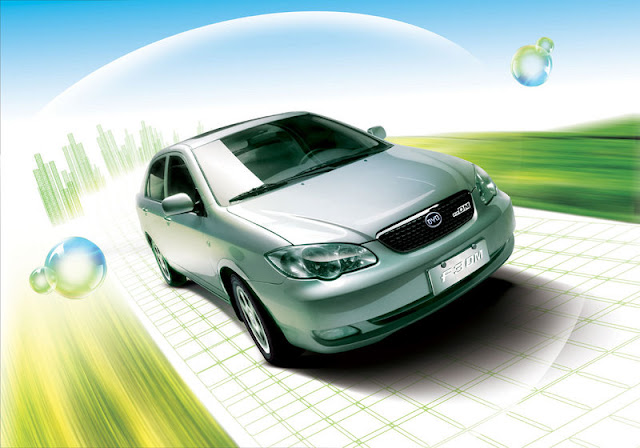 2010 byd f3dm hybrid front angle view 2010 BYD F3DM Hybrid