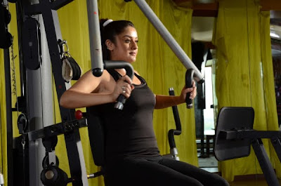 Sonia Agarwal hot gym stills