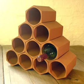 terracotta wine rack