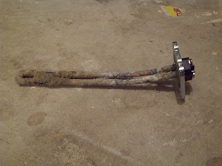 The retired water heater element