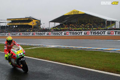 Rossi podium Le Mans