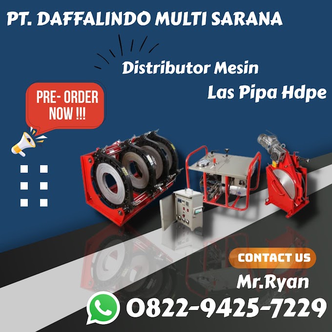 Distributor Mesin Las Pipa Hdpe | 200mm - 4 Clamp Hydraulic