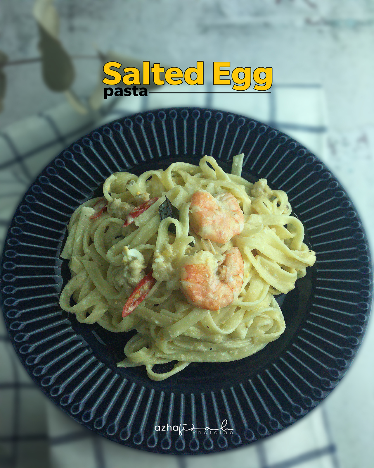 Resepi Creamy Salted Egg Pasta  Blog Sihatimerahjambu