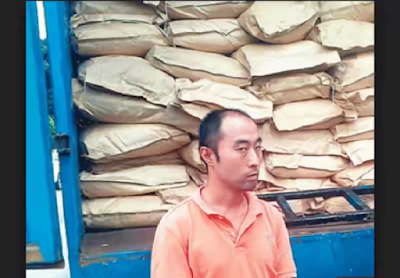 See Chinese Man Who Was Caught Smuggling Explosives Into Nigeria