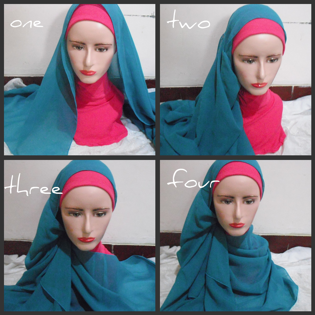 Gambar Tutorial Hijab Ala Rina Nose  Tutorial Hijab