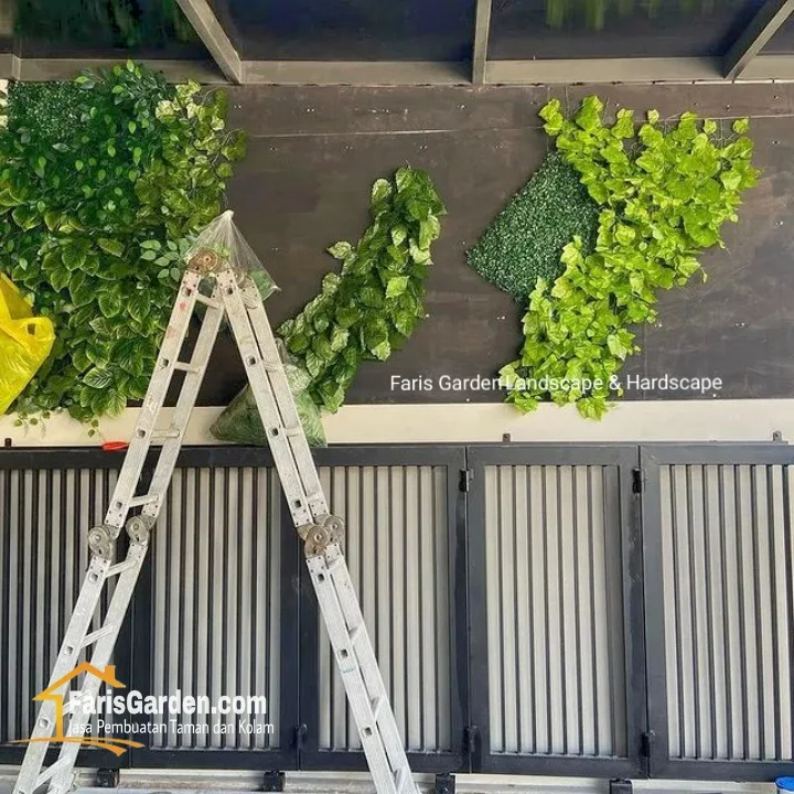 Jasa Vertical Garden Pati - Tukang Taman Vertical Sintetis dan Vertical Asli di Pati