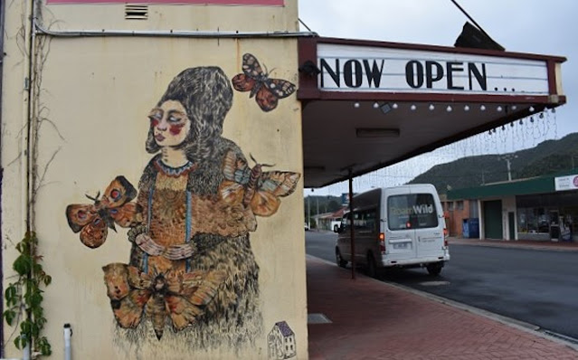 Queenstown mural by Brainfoetus | Street Art Tasmania